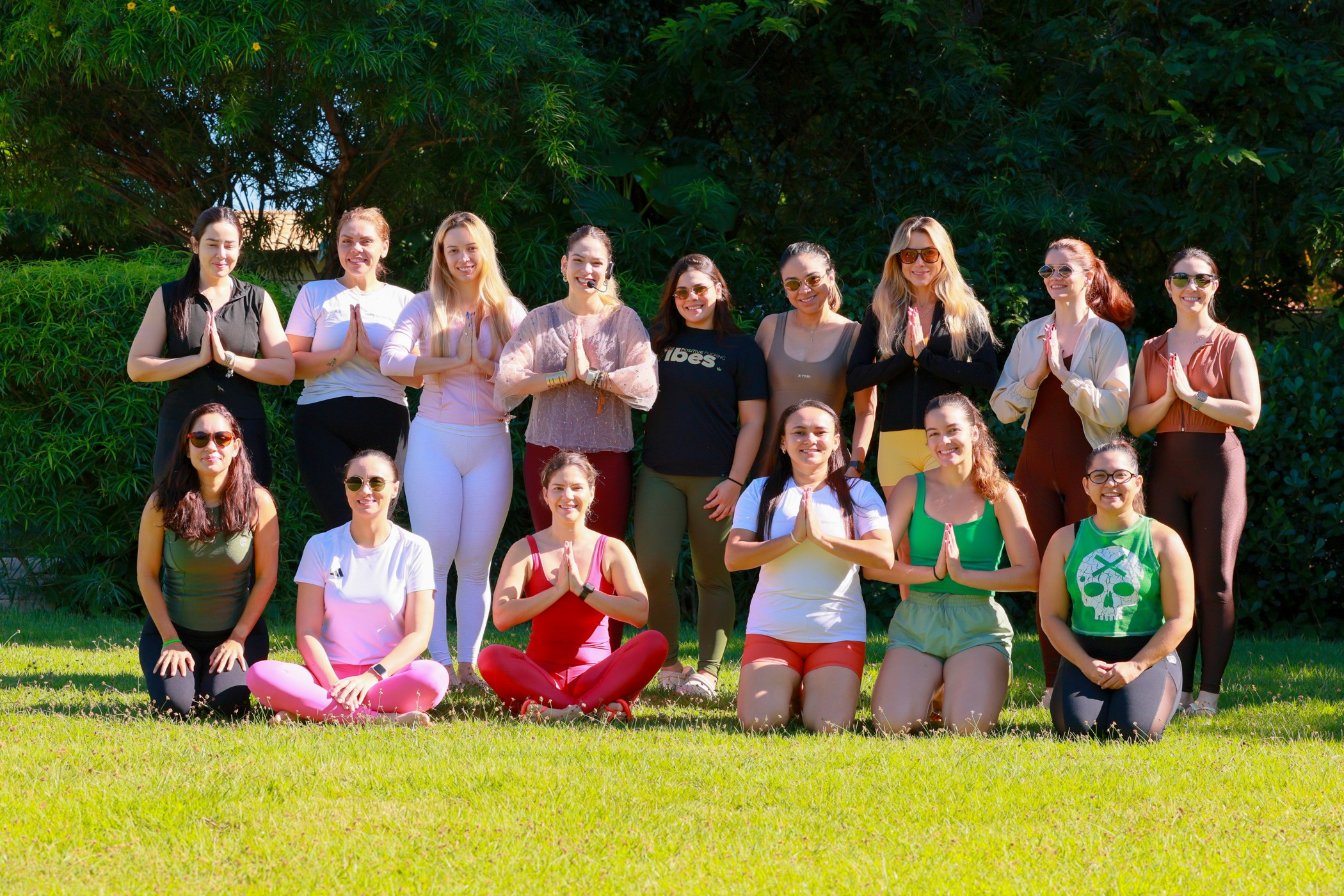 Participantes da edição Yoga com Essência em Mossoró